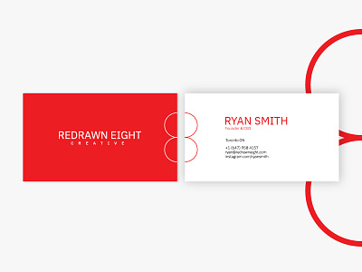 Redrawn Eight Creative Business Card