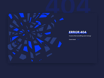 Something went wrong! 404 design error illustration ui ux visual website