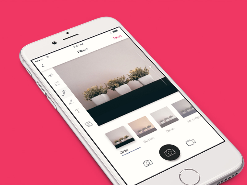 Photo App Concept by Nicolás Fiasche on Dribbble