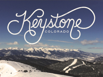 Keystone custom type lettering type typography