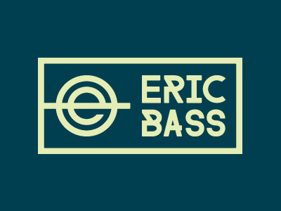 Eric Bass logo logo design music producer