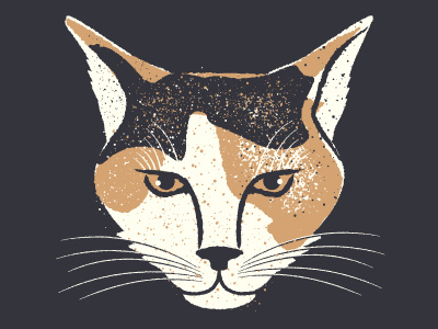 Peanut cats illustration print texture