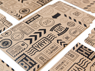 Tattly badges pattern print design