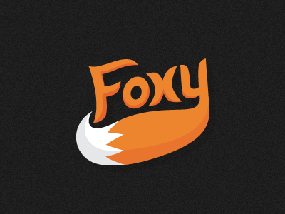 Foxy fox foxy logo orange white xalion