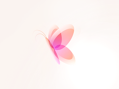 Butterfly - Wind animals animal butterfly icon illustration pink simple wind xalion