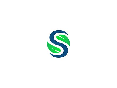 S - Leaf Logo Mark