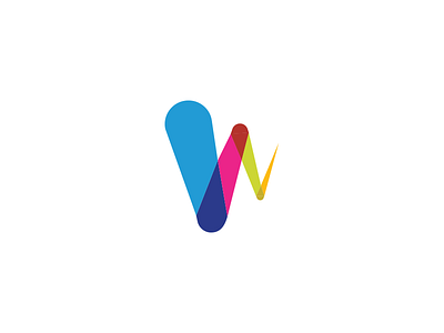 Wiggle - Logo Mark bounce bright colorful logo mark usama wiggle zag zig