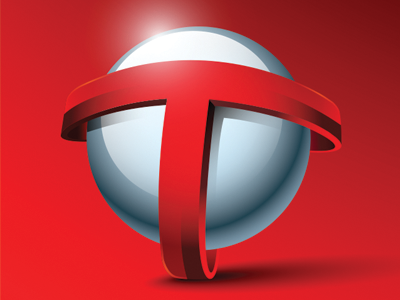 T-Ball Logo Icon ball t design xalion