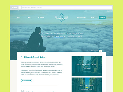 Clean webdesign interface clean flat responsive webdesign