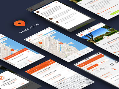 [Game screen] Reccheck - The future of pickup games app design ios reccheck ui