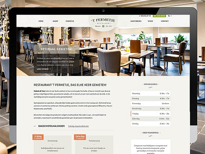 Restaurant webdesign