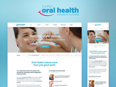 Oral Health Platform belgium health hillknowlton strategies ieper oral platform studio twist webdesign webdevelopment website