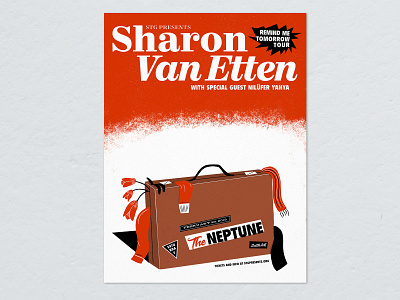 Sharon Van Etten Poster neptune seattle sharon van etten suitcase theater
