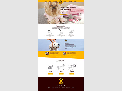 Grooming Dog elegant grooming dog pet care website