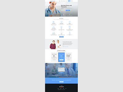 Clinics clinics concept website