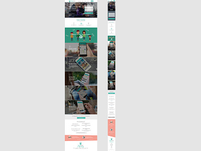 Family Orbit design mobile typography ui website