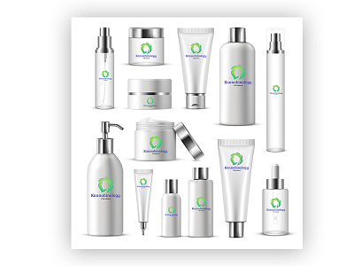 Cosmetic packaging branding cosmetic packaging design elegant illustration logo photoshop simple vector