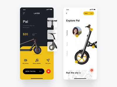 Smart electric bicycle bicycle bike car design e commerce electric bicycle graphic design intelligent smart bike ui