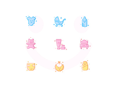 icons for maternal and infant products