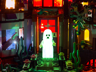 Lego Ghost ghost halloween photography portrait