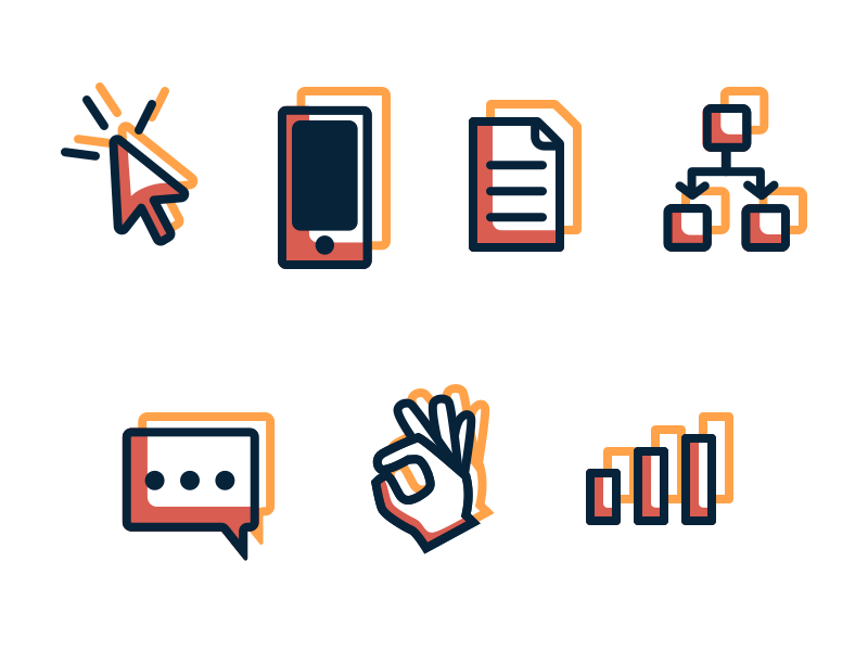 Cyber Attack Icons sketch icon set icon ui