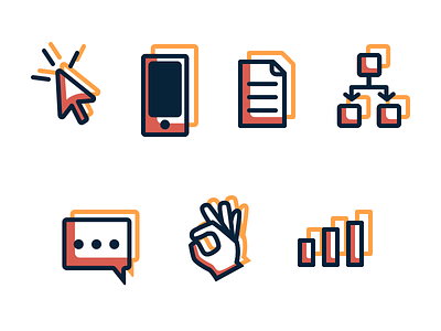 Cyber Attack Icons icon icon set sketch ui