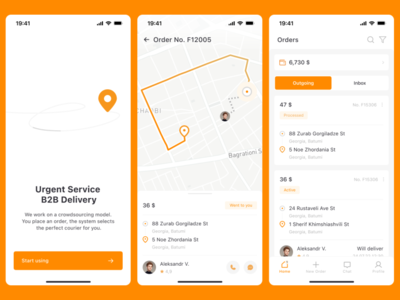 B2B Delivery App By Kartik On Dribbble