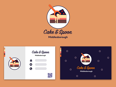 Cake and Spoon - Brand and Business Card Design