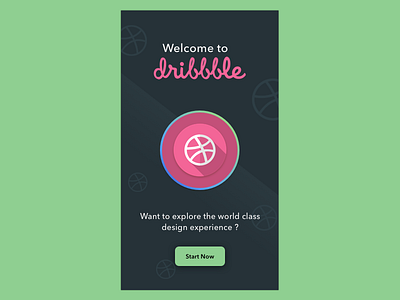 Start Dribbble Mobile App Onboarding android behance dribbble invision ios materialdesign mobile onboarding sketch ui ux zeplin