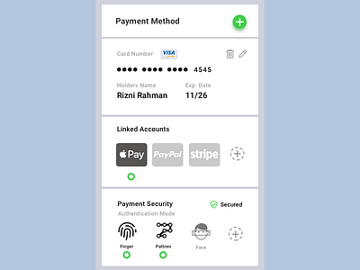 Mobile Payment Settings