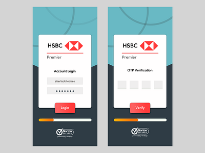 HSBC Premier Mobile App android behance design ios materialdesign mobile onboarding sketch ui ux