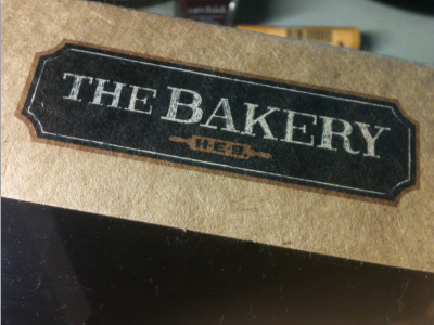 The Bakery box bread cake corrugate kraft