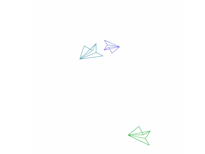 Paper airplane after effects animation cool cute design graphic design illustration micro animation motion graphics paper airplane ui vector