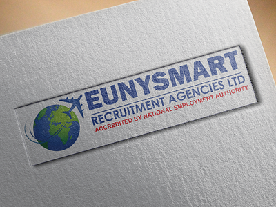 Pretty logo for a travel agency company