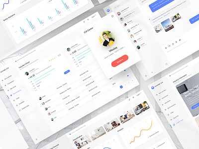 Customer Service Platform clean ui web