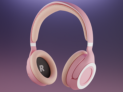 Headphones 3d audio blender concept concept design headphones headset product sound