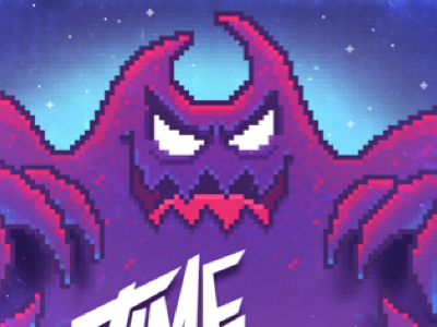 Time Thief degree demon monster pixel poster project thief time