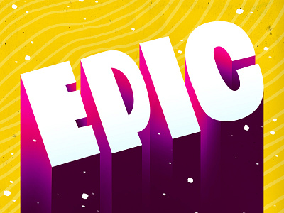 Epic epic the100dayproject type typography