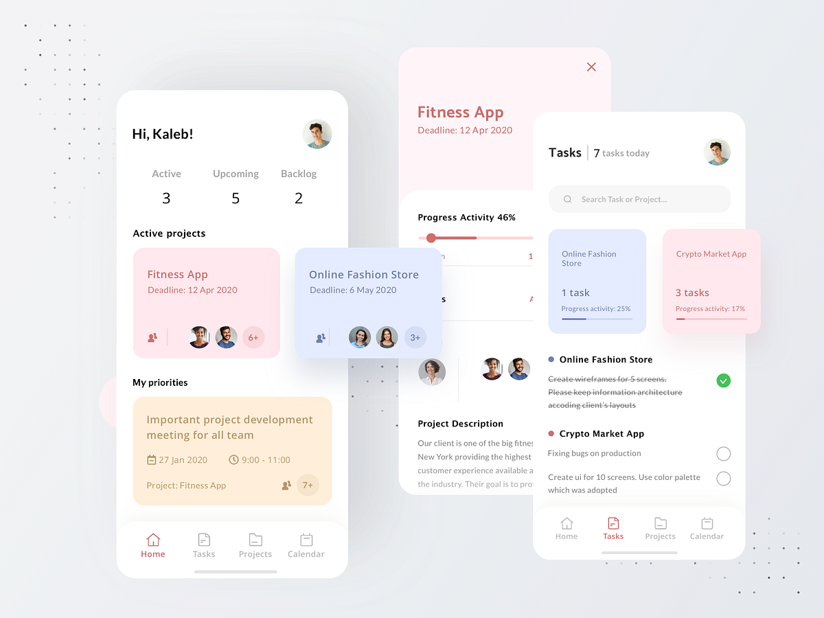 Task Manager App Concept by Sasha Goncharova for GDE.design 🇺🇦 on Dribbble