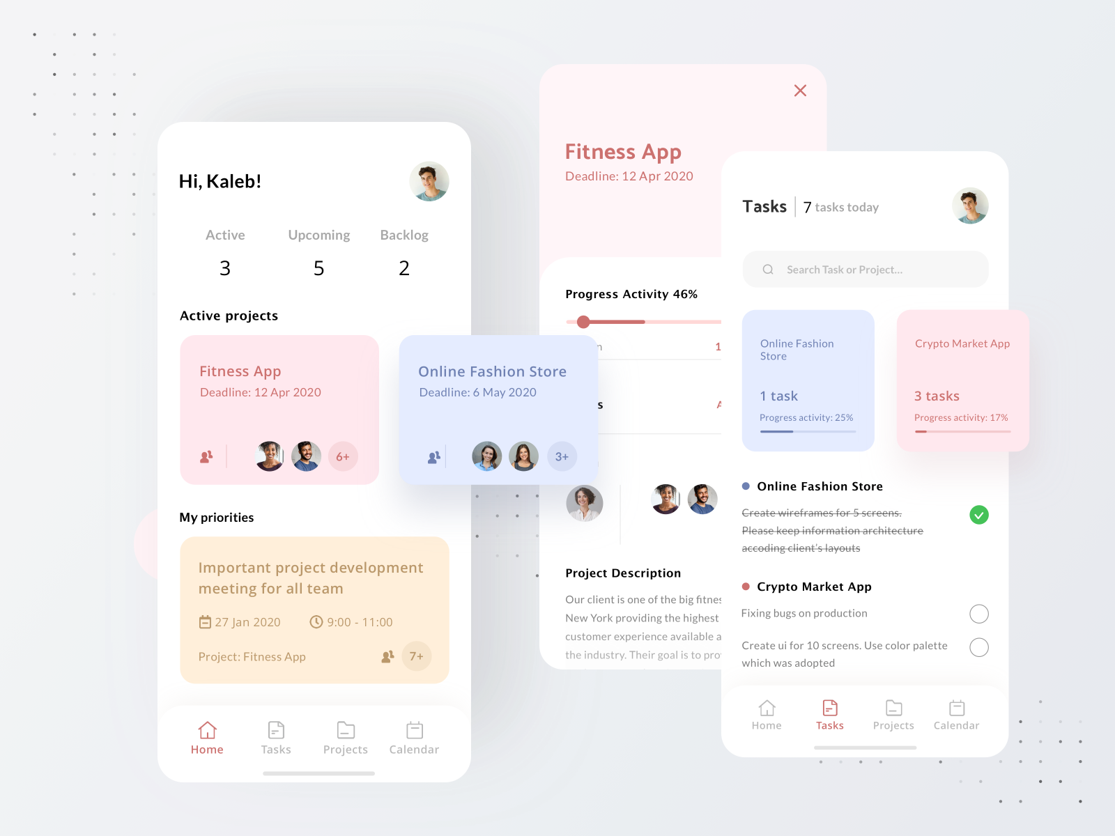 Task Manager App Concept By Sasha Goncharova For GDE design On Dribbble
