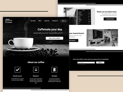 Coffee Website - Coffee Corner