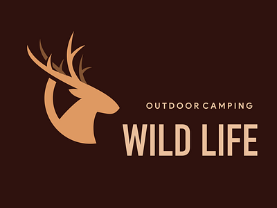 Unique & beautiful logo of Wild life 3d animation branding graphic design logo motion graphics ui