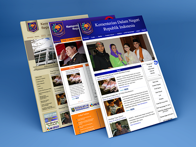 2014 - The Ministry of Home Affairs 2014 government indonesia niyuavril oldwork tender ui ux website