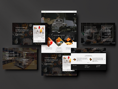 2015 - Culinary School 2015 culinary landing landing page niyuavril oldwork ui ux