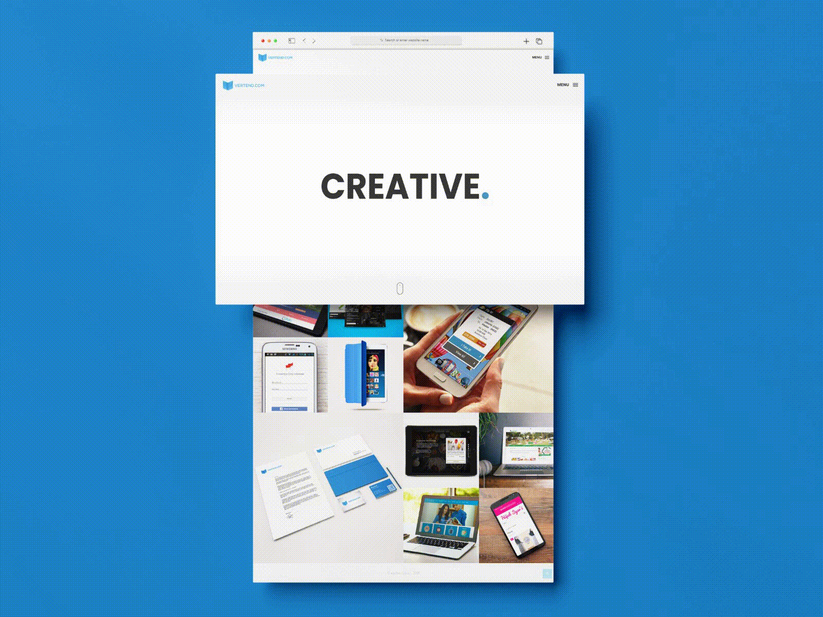 2015 - Vertend.com Digital Creative Agency 2015 agency niyuavril oldwork portfolio ui ux web website