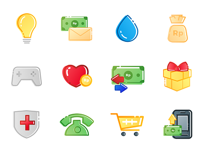 2016 - Web Transaction Icons - TrueMoney Indonesia 2016 icon icons niyuavril oldwork spot icon