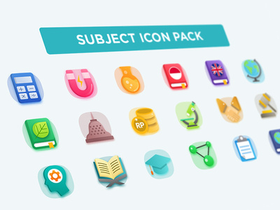 Subject Icon Pack For Ruangguru
