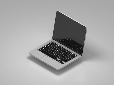 Macbook Pro Mini 3d 3ds max apple laptop macbook macbook pro render vray