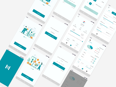 Chorke : An app for personal financial management — UI/UX app design designe finance mobile ui ux