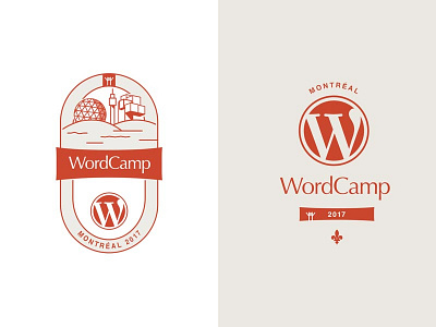 Potential logo for the Montreal WordCamp 2017